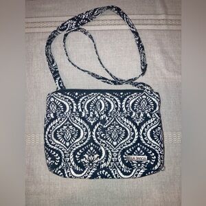Bella Taylor quilted crossbody purse w built in wallet 8.5x2.5x5.5